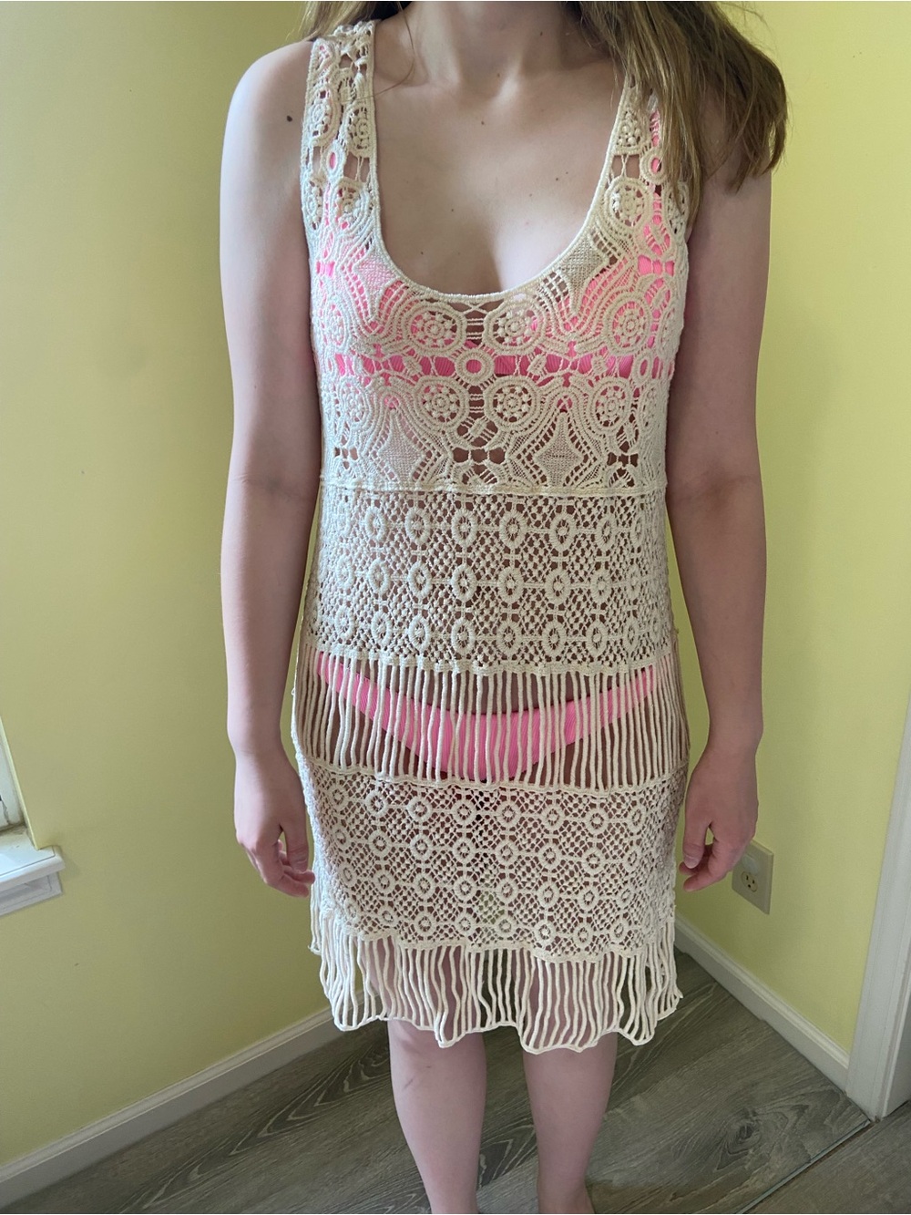 NWT Somya Crochet Swim Cover-up - Picture 1 of 6